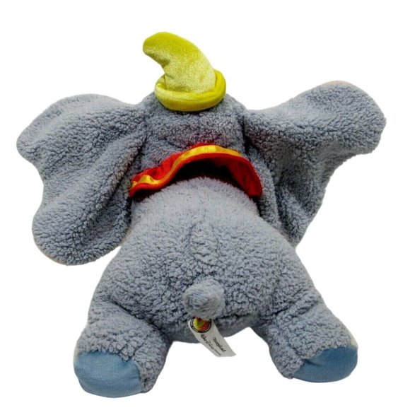 Disney Dumbo w/ Feather Plush Elephant Disneyworld Disneyland Park 15" - Picture 4 of 8